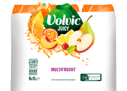 Volvic Juicy Multifrucht 6x1l