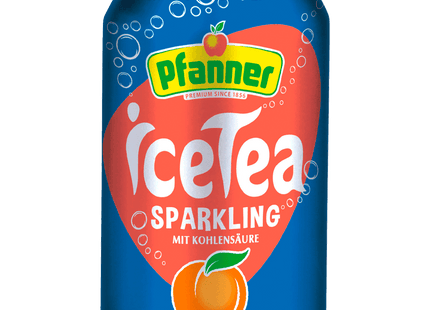 Pfanner Eistee Pfirsich Sparkling 0,33l