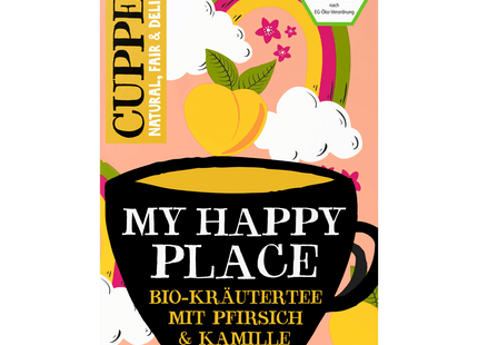 Cupper Bio Tee My Happy Place 30g, 20 Beutel