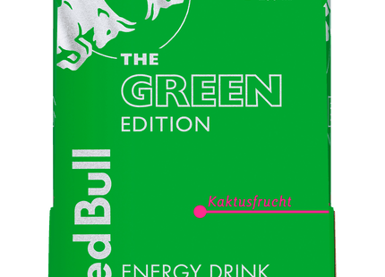 Red Bull Energy Drink Green Edition Kaktusfrucht 4x0,25l