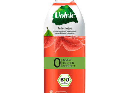 Volvic Bio Früchtetee Rote Früchte Geschmack 0,75l