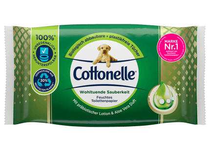 Cottonelle Feuchtes Toilettenpapier Wohltuende Sauberkeit 38 Tücher