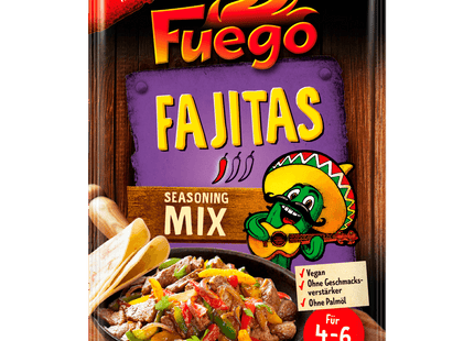 Fuego Fajita Seasoning Mix vegan 30g