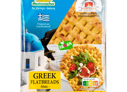 Mestemacher Greek Flatbreads Mais 270g