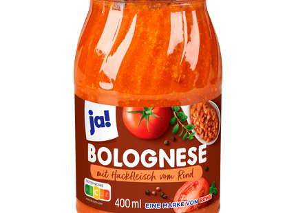 ja! Bolognese Sauce 400ml