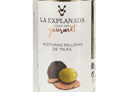 La Explanada Gourmet Grüne Oliven gefüllt mit Trüffel 350g