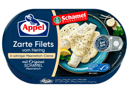 Appel Zarte Filets mit Schamel Meerettich 200g