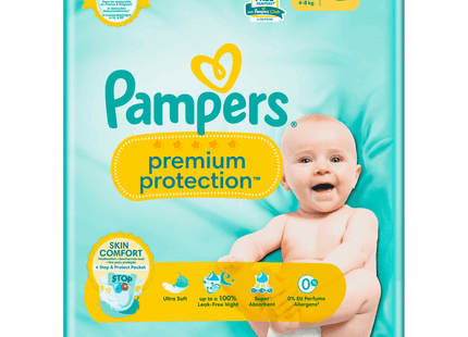 Pampers Premium Protection Windeln Gr.2 4-8kg 34 Stück