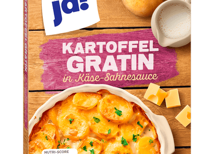 ja! Kartoffelgratin in Käse-Sahnesauce 400g