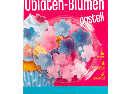 Decocino Oblaten Blumen pastell 2g