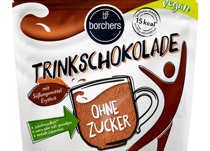 Borchers Trinkschokolade ohne Zucker 200g