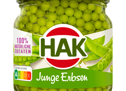 Hak Junge Erbsen 195g