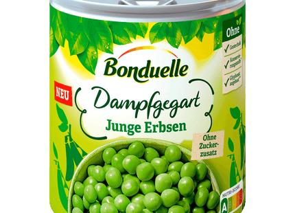 Bonduelle Dampfgegart Junge Erbsen 530g