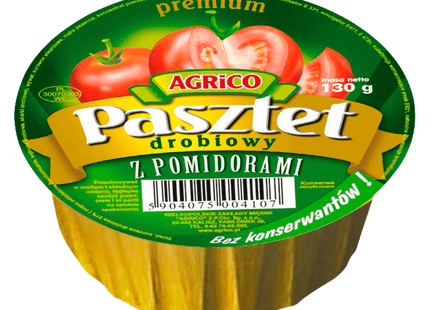 Agrico Pasztet Drobiowy Geflügelpastete 130g