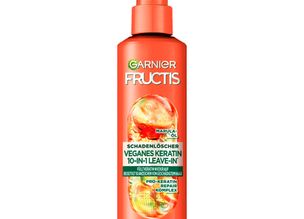 Garnier Fructis Haarkur Schadenlöscher Veganes Kreatin Leave-In 150ml