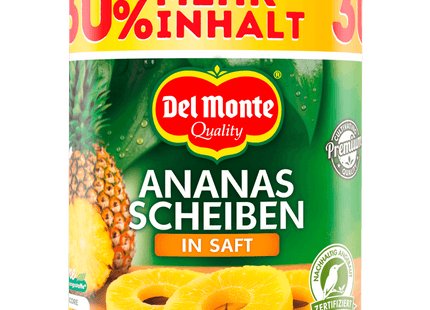 Del Monte Ananas Scheiben in Saft 565g