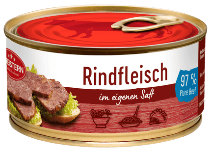 Dreistern Rindfleisch im eigenen Saft 97% Pure Beef 300g