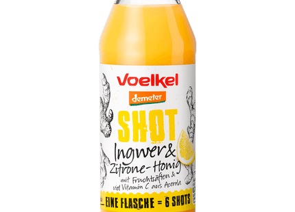 Voelkel Demeter Shot Ingwer & Zitrone-Honig 0,28l