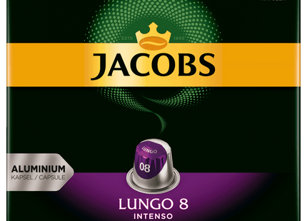 Jacobs Kaffeekapseln Lungo 8 Intenso, 20 Nespresso kompatible Kapseln