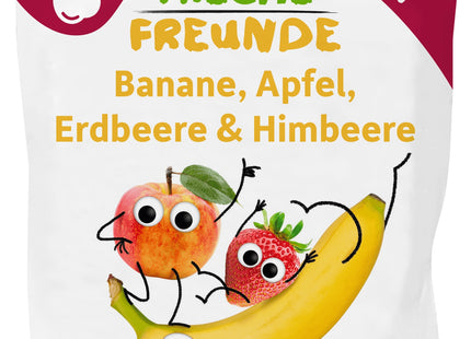 Freche Freunde Bio Banane, Apfel, Erdbeere & Himbeere 100g