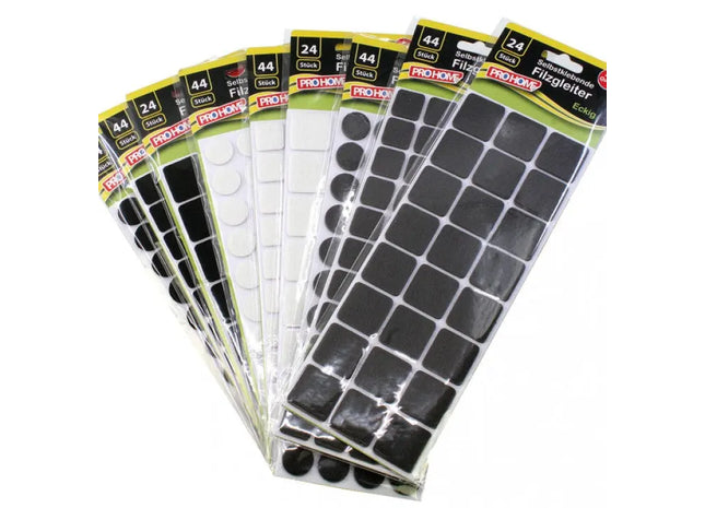 Möbelgleiter in Verschiedenen Farben und Größen, Sets mit 12/24/44 Stück TK Gruppe® Grosshandel 