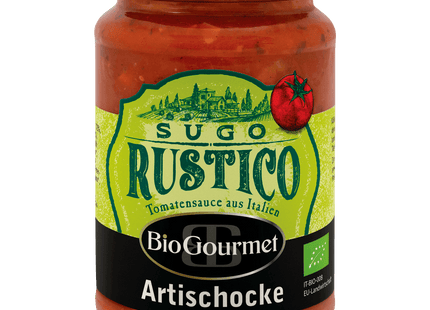 BioGourmet Sugo Rustico Bio Tomatensauce Artischocke 340g