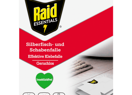 Raid Essentials Silberfisch- und Schabenfalle 5 Stück