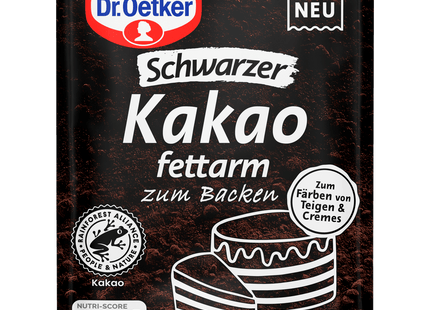 Dr, Oetker Schwarzer Kakao zum Backen 30g