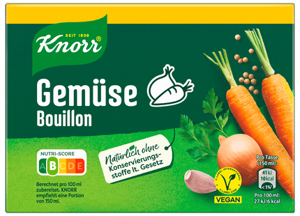 Knorr Gemüsebouillon vegan ergibt 7,5l