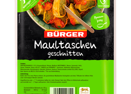 Bürger Maultaschen geschnitten 300g