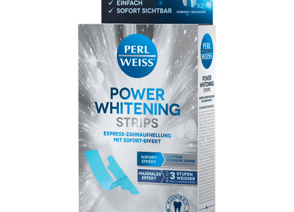 Perlweiss Power Whitening Strips 10 Stück