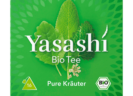 Yasashi Bio Tee Pure Kräuter 40g, 16 Beutel