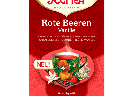 Yogi Tea Bio Rote Beeren Vanille 17 Teebeutel 34g