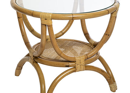 Beistelltisch "Farah" Rattan D59cm