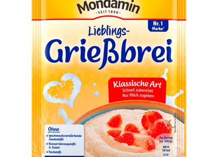 Mondamin Grießbrei Klassische Art 89g