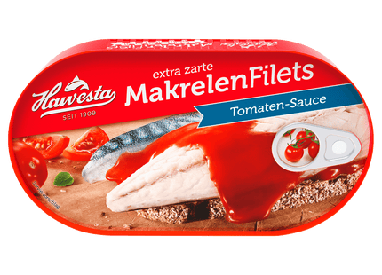 Hawesta Makrelenfilets in Tomaten-Sauce 200g