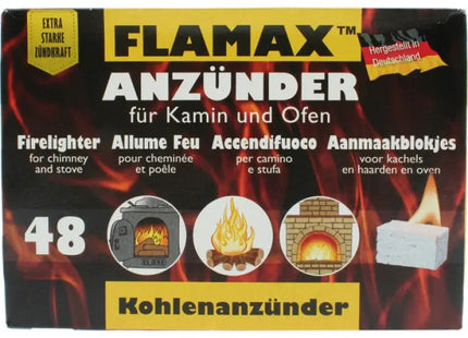 48 Grillanzünder-Würfel in Bunter Box – Schnellzündende Kohlebriketts TK Gruppe® Grosshandel 