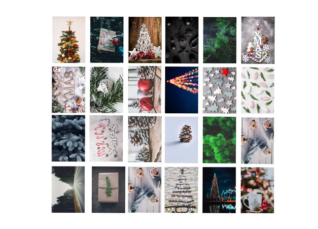 48x Weihnachtskarten Christmas cards Grußkarten Weihnachten Geschenkkarten mit Briefumschlägen Umschlag - Grußkarten - Karten - Postkarten