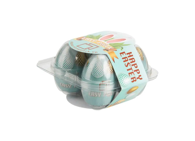 4er Set Eier-Box mit personalisierbarer Werbebanderole TK Gruppe® Grosshandel 