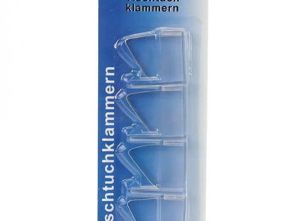 4er Set Tischtuchklammern, 5x4.5cm, praktisch auf Karte verpackt TK Gruppe® Grosshandel 
