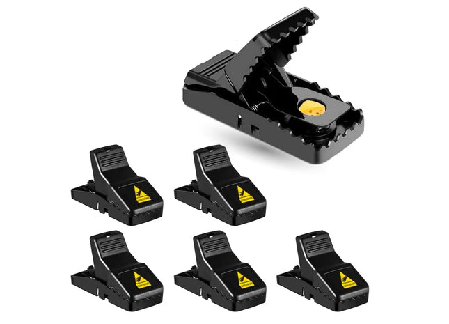 4X Mausefallen Mousetrap Schlagfalle Wühlmausfalle wiederverwendbar Falle für Maus, Ratte - Mäusefalle - Rattenfalle für Haus & Garten