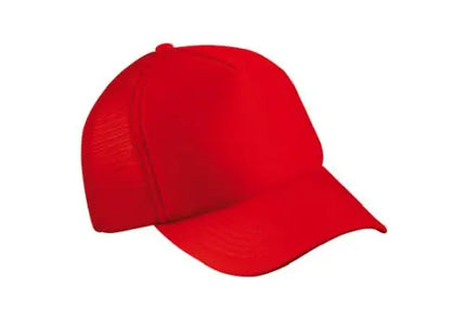 5-Panel Polyester Mesh Cap: Atmungsaktive, Leichte und Verstellbare Sportmütze TK Gruppe® Grosshandel 