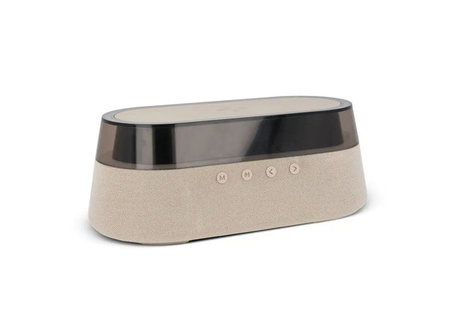 5-in-1 Lautsprecher & Kabelloses Ladepad, Ecru TK Gruppe® Grosshandel 