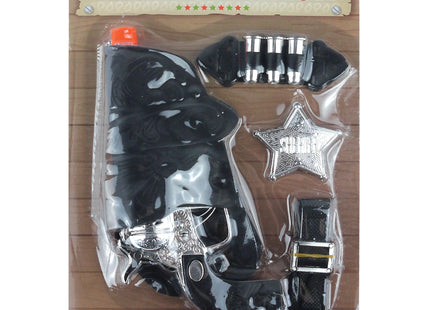 5-teiliges Cowboy-Set mit 18-cm-Pistole – komplettes Westernkostüm für Kinder TK Gruppe® Grosshandel 