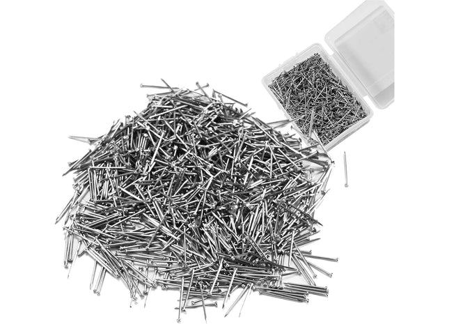 50 gr. ca - 1500 Stk. Reißnagel Reissnagel Kopfstifte Stecknadel Stecknadeln 13mm Kopf zum Basteln & Nähen wie Ostern