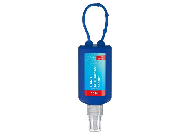50 ml Alkoholisches Handreinigungsspray - Body Label - Ocean Blau TK Gruppe® Grosshandel 