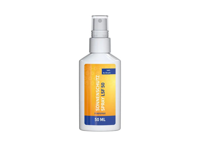 50 ml UV-Schutz Spray LSF 50 – Kompakt – Body Label TK Gruppe® Grosshandel 