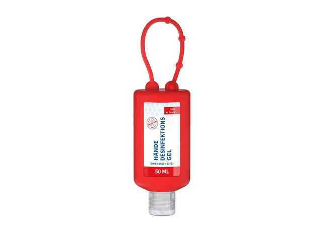 50ml Bumper Hand-Desinfektionsgel, Antiseptisch, DIN EN 1500 - Rot TK Gruppe® Grosshandel 