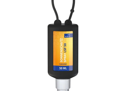 50ml Schutzschild – Sonnenblock-Spray SPF 30 – Körperetikett in Schwarz TK Gruppe® Grosshandel 