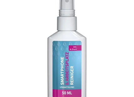 50ml Sprühflasche - Handy & Büro-Reinigungsspray - Etikett in Schwarz TK Gruppe® Grosshandel 